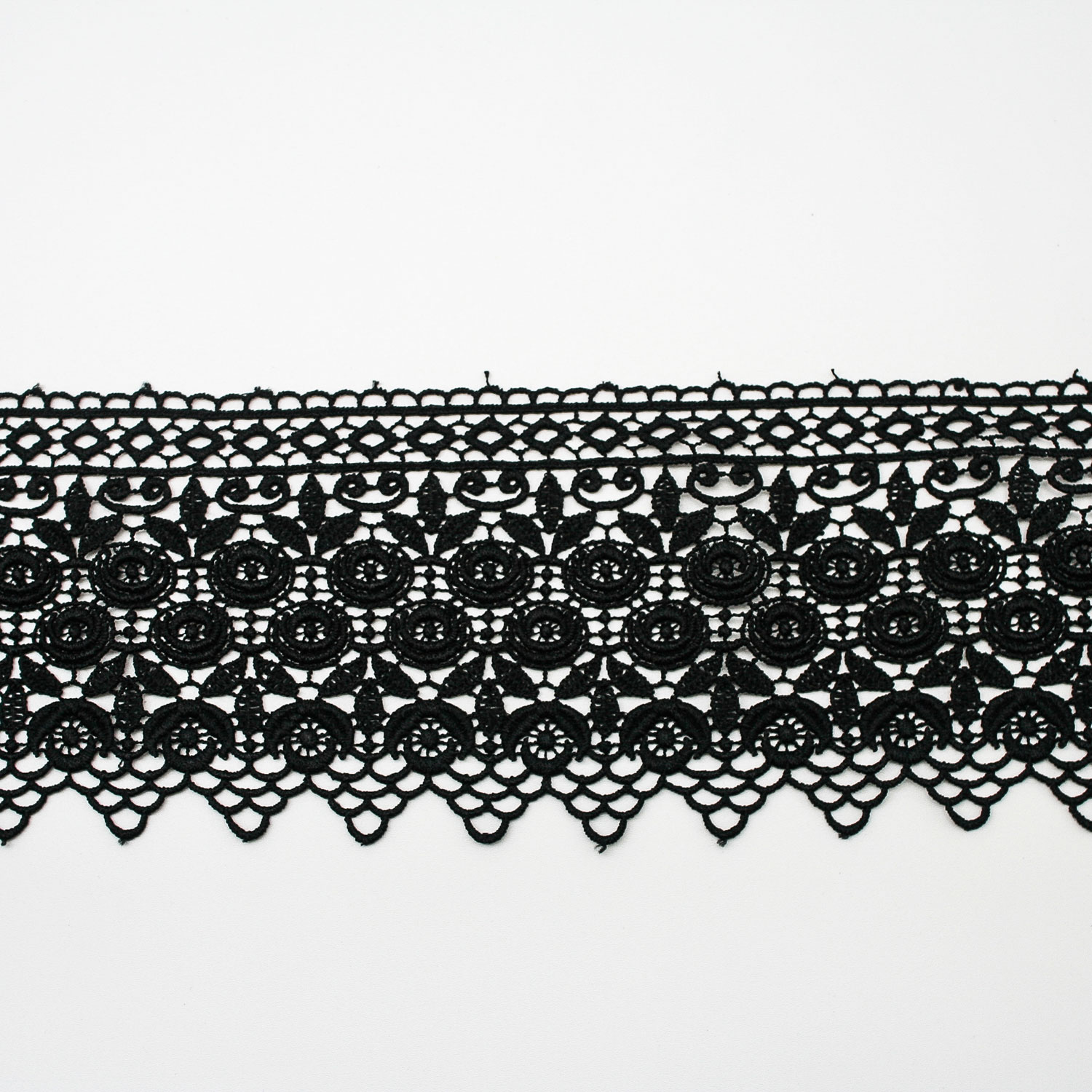 PUNTILLA ROSETÓN NEGRA