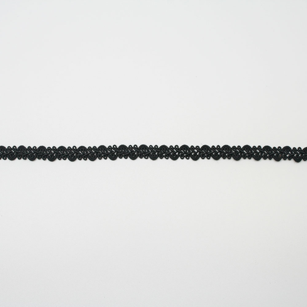 PASAMANERÍA NEGRA TRENZA - Imagen 2