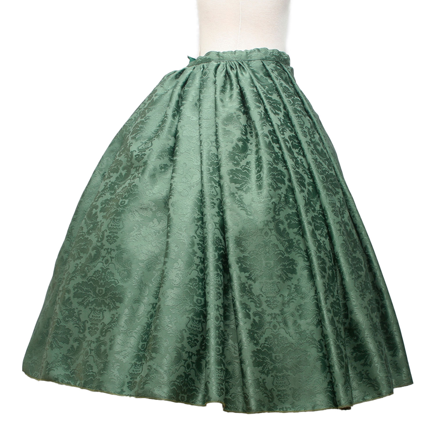 FALDA DAMASCO VERDE - Imagen 2