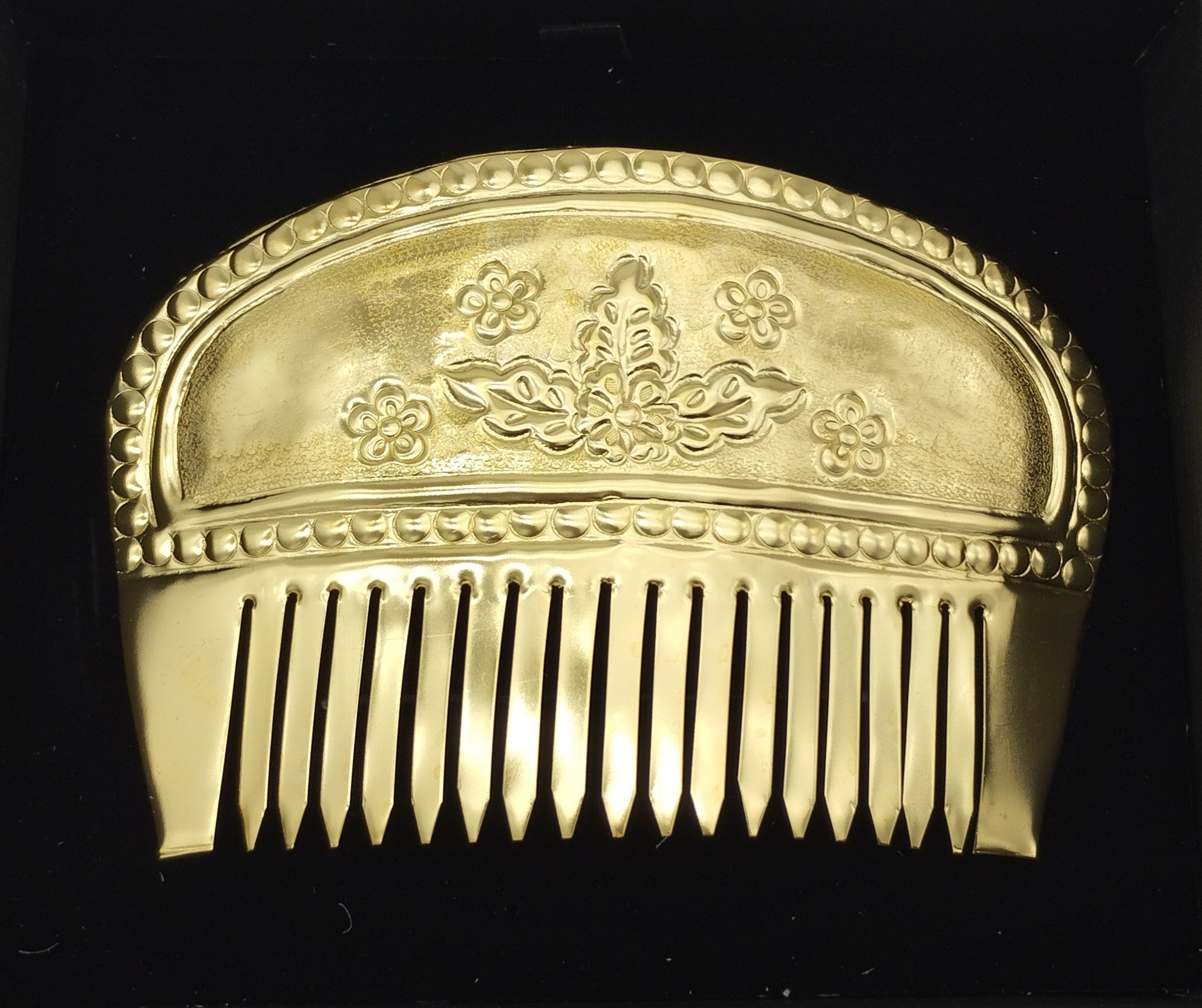 PEINETA ORO TREBOL G