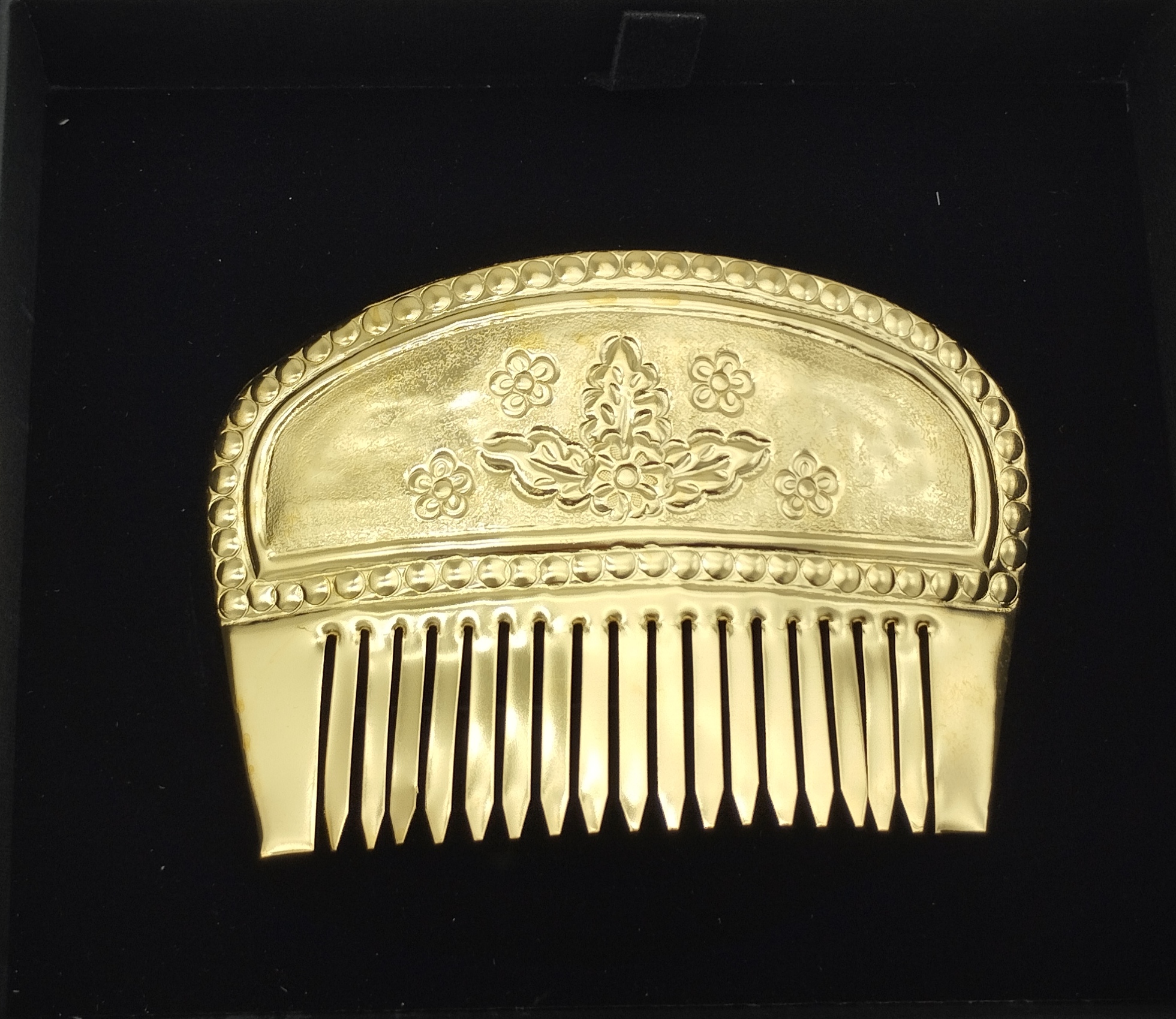 PEINETA ORO TREBOL P
