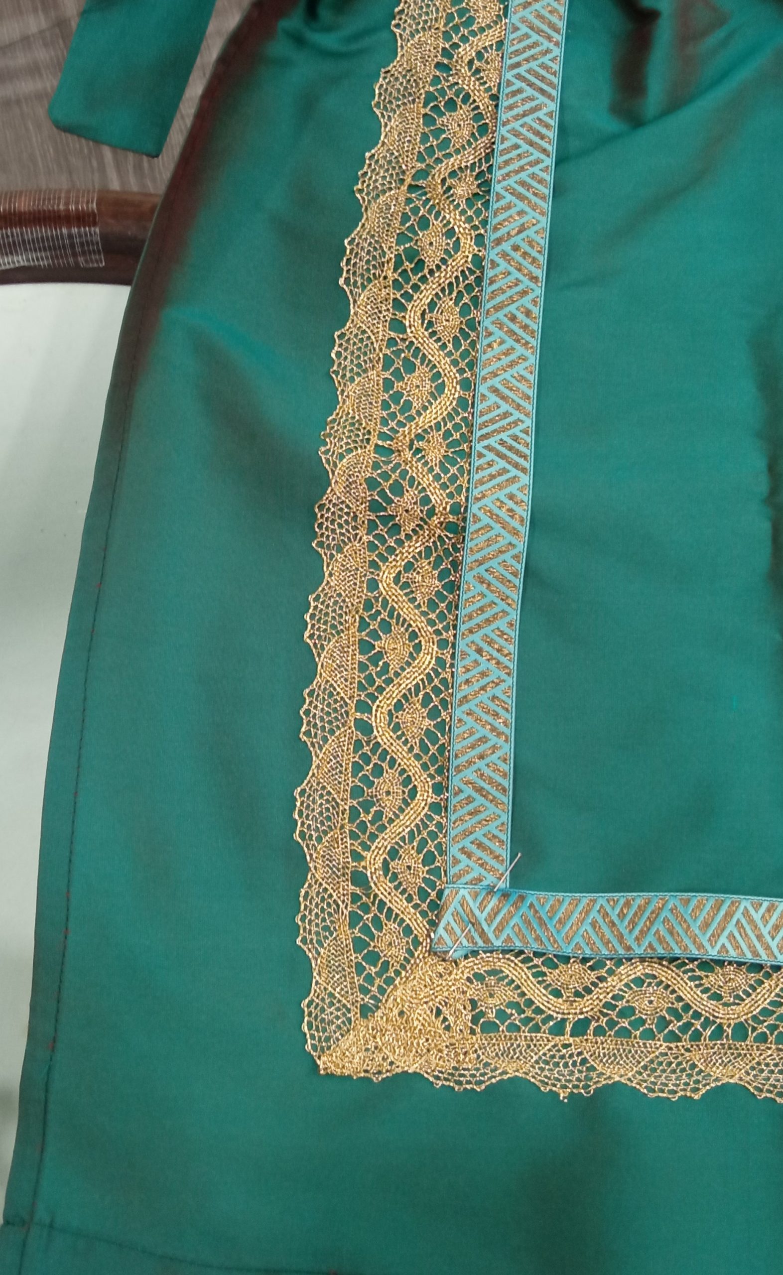 Cinta lurex turquesa - Imagen 3