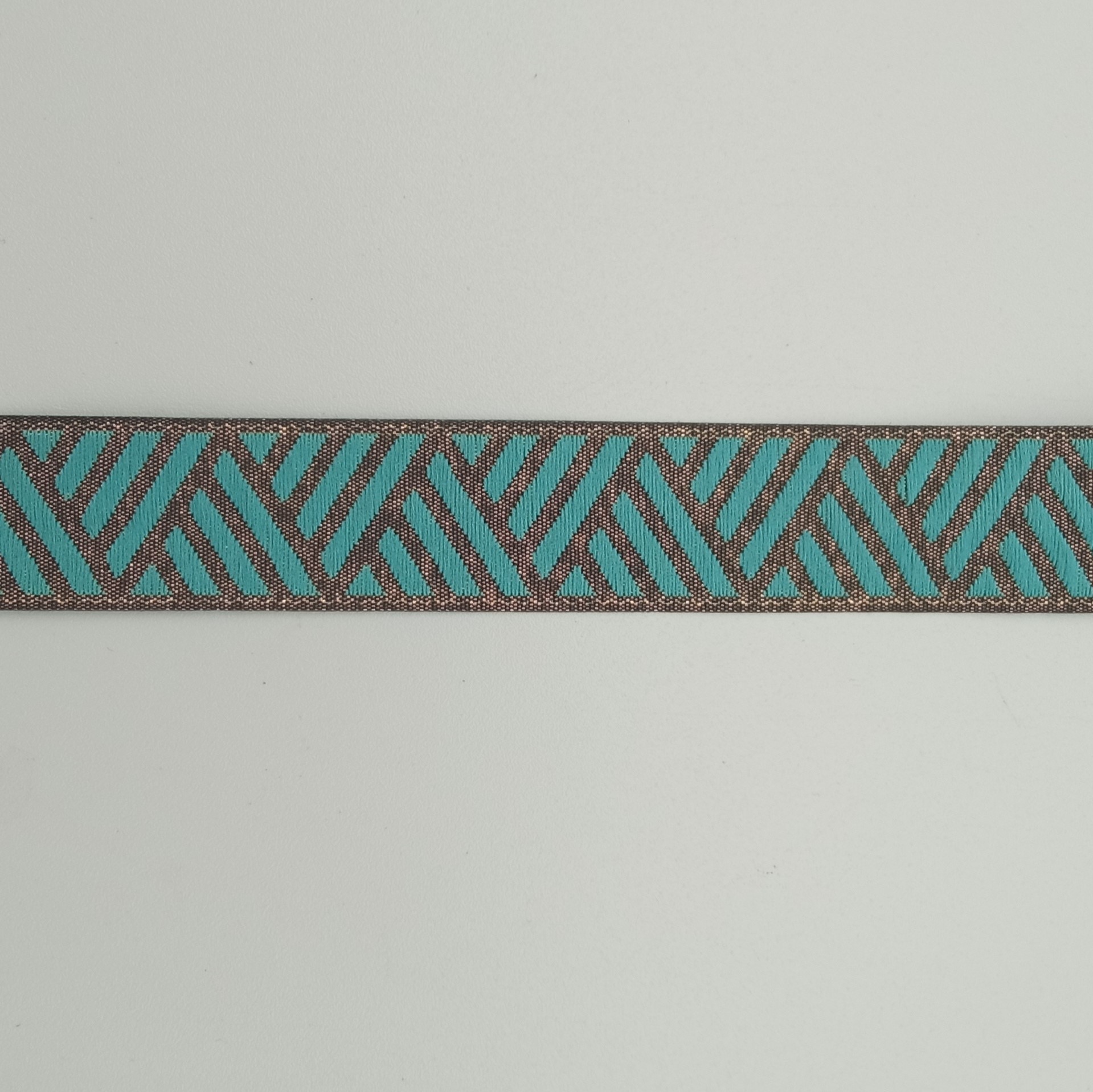 Cinta lurex turquesa